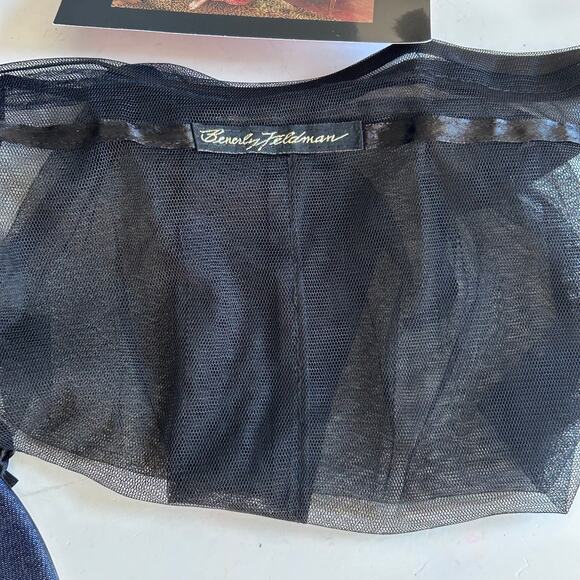 Beverly Feldman heels slides size 8.5 jeweled leopard kitten beachy VTG mobwife - Picture 13 of 15